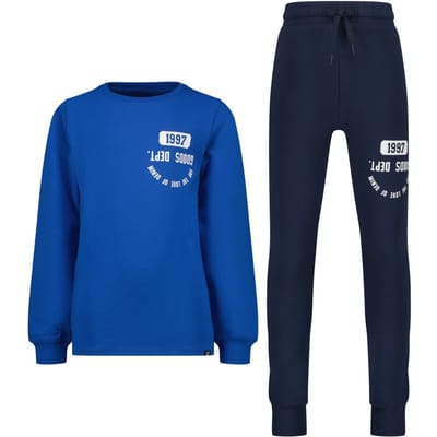 Vingino Boys Werit Pyjama Seascape Blue Taglia: L | Abbigliamento da Notte Outlet | Unisex | Blu
