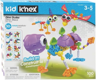 kid knex dino dudes building set