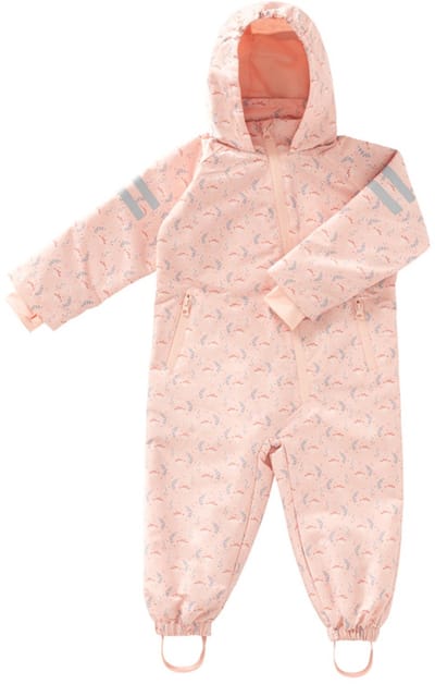 Fresk Regenbroek voor Kinderen 5 yrs - Buitenspeelpak - Regenoverall - Waterdichte Salopette – Regenpak met Verstelbare Schouderbanden – Regenkleding - Blauw - Shark