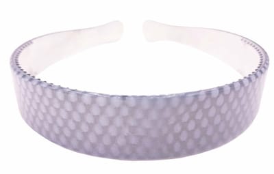 Haarsoires Haarband Diadeem 2,5cm – Ruitprint – Kunststof – Grijs - Comfortabel voor Dames & Meisjes - Universele Maat