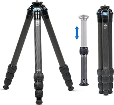 Professioneel Carbon Fiber Tripod - Lichtgewicht en Draagbaar tot 152 cm Hoogte, Maximaal 15 kg Belastbaar