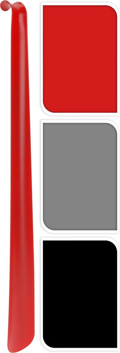 Schoenlepel metaal 42cm