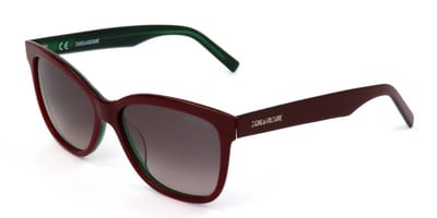 Zadig & Voltaire SZV096 Mimetico camouflage verde/marrone lucido 55/16/145 MAN Zonnebrillen