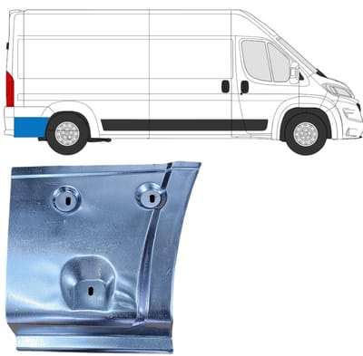 Reparatiepaneel achterspatbord voor Opel Movano 2021-2026 / Rechts