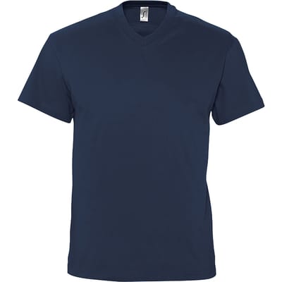 SOLS Herenoverwinning V Hals Korte Mouw T-Shirt (Marine)