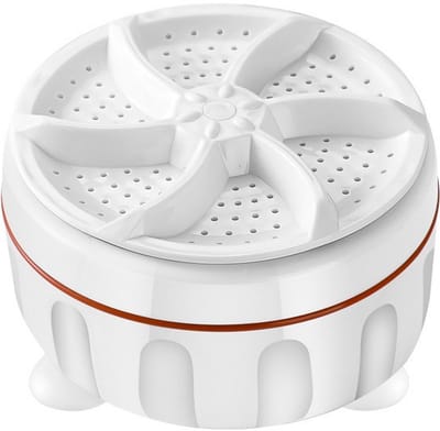 Mini Wasmachine - 2kg Wascapaciteit - Draagbare Wasmachine - Kleine Wasmachine - Draagbare Mini-Turbo Wasmachine - Handwasmachine - Draagbare Wasmachine - Geschikt Voor Kleine Was - Wit
