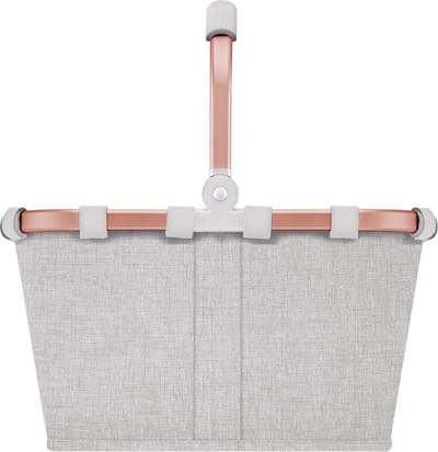 Reisenthel Carrybag Boodschappenmand Maat XS - 5L - Frame Twist Sky Rose Grijs