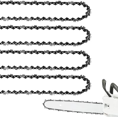 Kettingzaag Kettingen - Zaagkettingen Set - Hout Zagen - Glad En Slijtvast - 20 Inch 4 Pack - Metaal