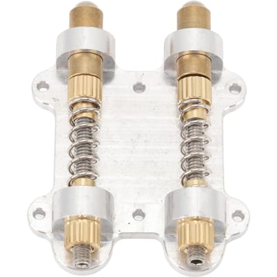 Dubbele Tremolo Brug Stabilisator Elektrische Gitaar Zwevende Tremolo Stopper Stabiliserend Apparaat met white