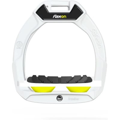 Veiligheidseenheden voor paardrijden Hellend Grip Wit/Wit/Geel Flex-On Safe-On