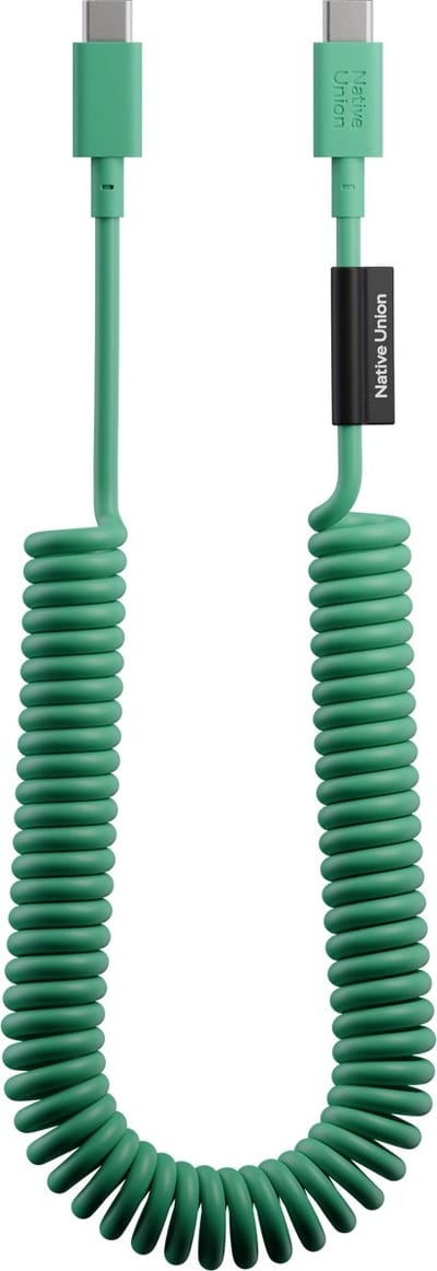 Native Union Pop Cable - Pine - USB-C naar USB-C - 2.4M - 60W