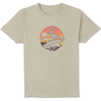 Looney Tunes Kaboom! Surf t-shirt - Witte vintage wash - M