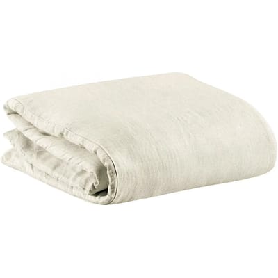 Dekbedovertrek stonewashed katoen Vivaraise Zeff