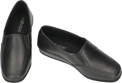 Rohde -Dames - zwart - pantoffels - maat 36.5