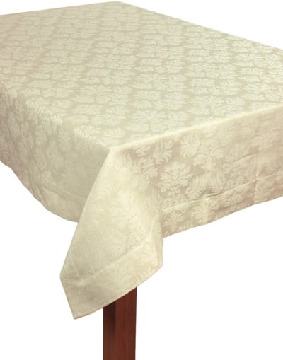Tafellaken Scantex Medici Auster - 140 x 180 cm - beige / crème - linnen / katoen tafelkleed tafellinnen