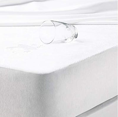 Homéé® MoIton waterdichte TPU hoeslaken wit 90x200 +30cm - matrasbeschermer - 100% badstof