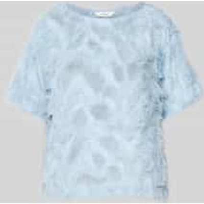 relaxed fit blouse met franjes model 'MYLINE'