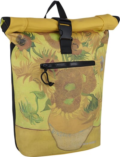 New Rebels Mart Art New York Zonnebloem 19L Rugzak Rolltop Waterafstotend