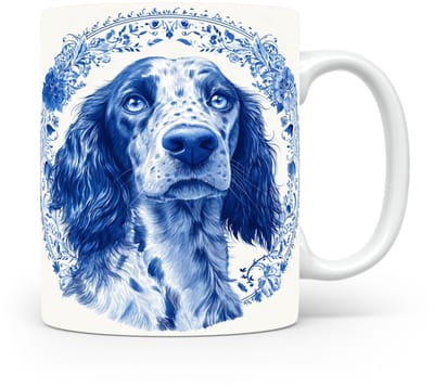 Mok Ierse setter Beker voor koffie of tas voor thee, cadeau voor dierenliefhebbers, moeder, vader, collega, vriend, vriendin, kantoor, opa, oma, hond, kerst, sinterklaas, verjaardag