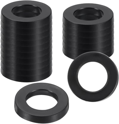 18 stuks rubberen sluitringen, 5/8 OD x 3/8 ID x 0,1 inch dik, platte sluitringen voor afstandhouders, douchekop, loodgietwerk, slangaansluiting