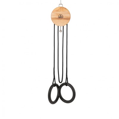 NOHRD Slingtrainer Sling Kersen – Functionele Trainingsset van Hout | Traploos Instelbaar | Geschikt voor Binnen en Buiten
