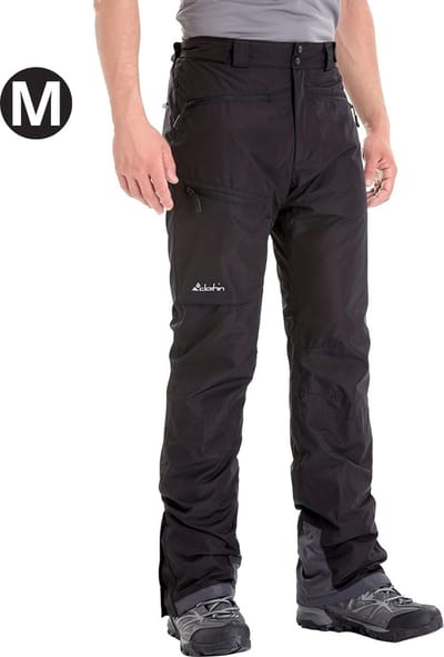 Nivard Skibroek - Skipak - Snowboard Broek - Winterbroek - Sneeuwbroek - Heren - Wintersport - Buiten - Zwart - Maat M