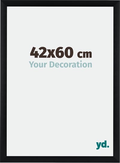 Your Decoration - Fotolijst 42x60 cm - Aluminium - Zwart Geborsteld - Tucson