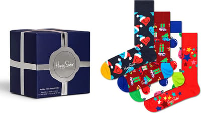 Happy Socks 4-Pack Holiday Vibes Gift Set - Maat 36 - 40