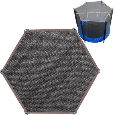Trampoline Afdekking - Trampoline dak - Bescherming buiten - Waterdicht en UV-bestendig - 42 m - Zwart
