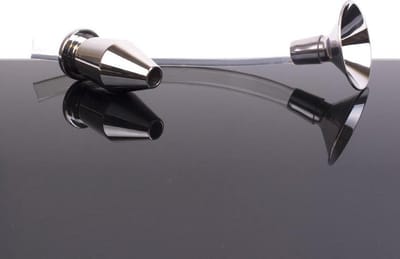 Anale Trechter met holle buttplug RVS - large