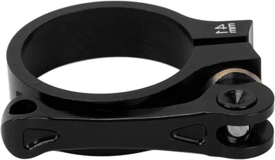 Zadelpenklem Fiets - Zadelklem Fietszadelpen - Zadelhoogte Aanpassen - Snelle Ontgrendeling - 41 mm - Zwart