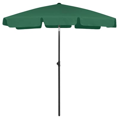 vidaXL - Strandparasol - 180x120 - cm - groen