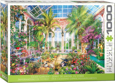 Eurographics - Glazen tuin [Glass Garden] - Dominic Davison - 1000 stukjes 68×48cm (b×h) - Legpuzzel