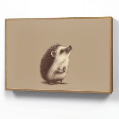 Nachtlampje 90x60 cm - Kinder lamp - Egel - Snuitje - Bruin - Stekels - Tafellamp kinderkamer draadloos - Slaapkamer lampje - Bedlamp kinderen - Kinderlampje - Wandlamp babykamer - Nachtlampjes