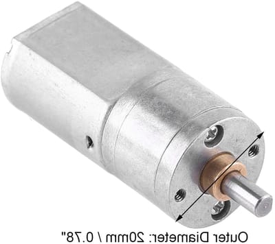 Hoogwaardige 12V 100RPM Tandwielmotor voor Elektrische Toepassingen, Hoge Koppel Micro Motor met Verminderde Snelheid en Centrale Uitgangsas
