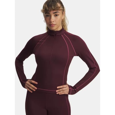 Under Armour dames-shirt met lange mouwen ColdGear Textured 1/2 Zip 6003998