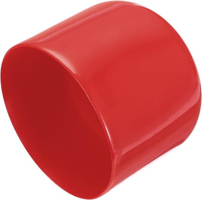 4 Stuks Ronde Rubberen Eindkappen 58 mm Buisstopper voor Hekpalen en Meubels