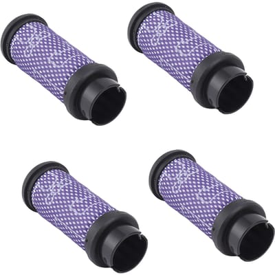 4 stuks Stofzuiger Vervangingsfilter Stofzuigerfilter Kit Voor INSE S600 S6P S6 Stofzuigeronderdelen black