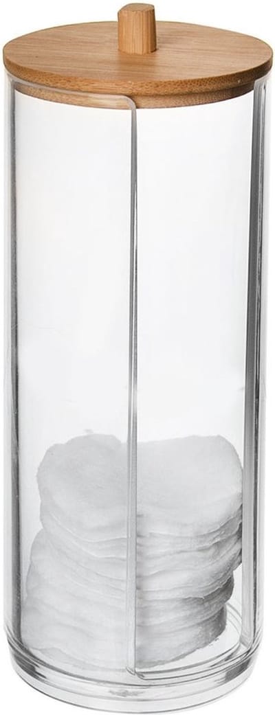 Wattenschijfjeshouder WHITNEY - Wattenschijfjes Dispenser - Make Up Remover Pads - Wattenstaafjeshouder
