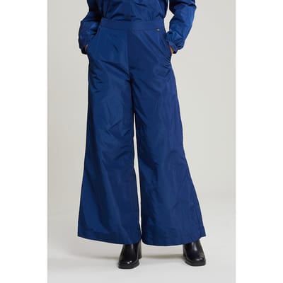 River Woods Taffeta Loose Pants Blue Size: 34 | Wide-Leg & Flared Pants Outlet | Dames | Blauw