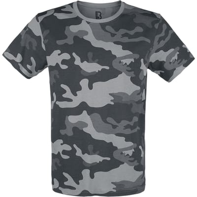 Brandit T-shirt - Premium T-Shirt - S tot 4XL - voor Mannen - grijs-camo