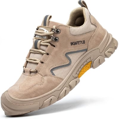 Veiligheidsschoenen voor heren Onverwoestbare schoenen met stalen neus Veiligheidsschoenen voor heren Lekvrije veiligheidsschoenen voor heren Werkschoenen voor heren Sneakers Antislip veiligheidsschoenen 40