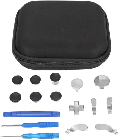 Dailygoody - Controller-accessoire-onderdelen - Reparatietoolkit - 13 in 1 Game-vervangende Accessoirekit - Zilver - Geschikt voor One Series 2 - Cont