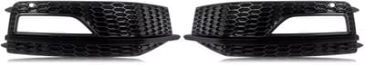 Grille - Voor Audi A3 S-Line 2014-2016 / A3 S3 2013-2017 - Auto accessoires - Honingraat grille - Bumpergrille - Zwart