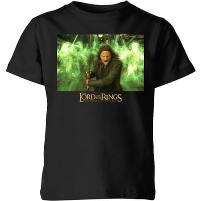 Lord Of The Rings Aragorn Kids' T-Shirt - Black - 98/104 (3-4 jaar)