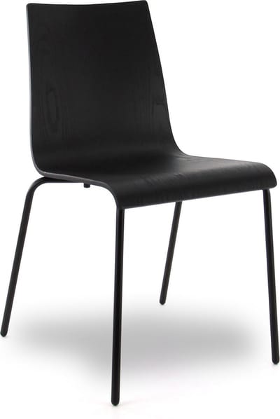 Workliving Eetkamerstoel Houten Design Zwart Eiken Puur