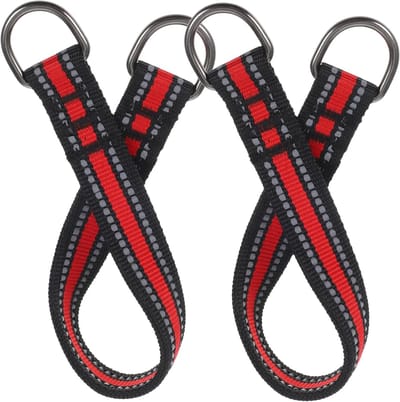 Schommelbanden - Verbindingsriemen - Buiten ophangen - Verstelbaar met gespen - 40x2.5cm - Rood