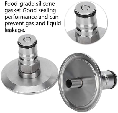 Dailygoods - Rvs Homebrew Vaatje - Tri-Clamp Adapter - Duurzaam en Corrosiebestendig - 1.5 Inch - Brouwen Accessoires - Voedselveilig - Voor Thuisbrou...