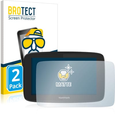 BROTECT - Screenprotector voor TomTom Go Professional 520 - Folie Beschermfolie matte 2 Stuks