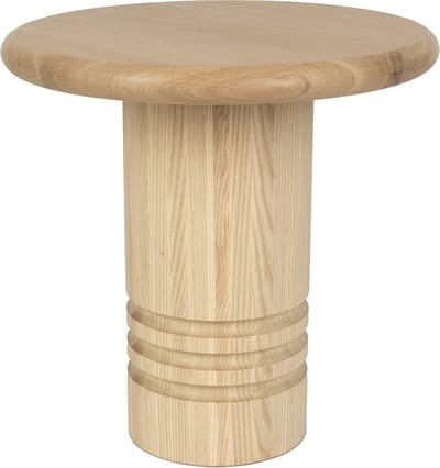 Zuiver Chunk Bijzettafel Rond 45 cm Hout - Beige